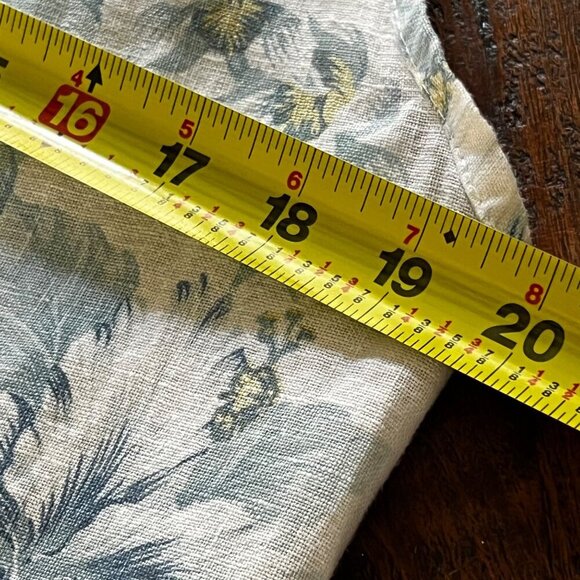 Lungo LArno Floral Sleeveless Dress Made In Italy 100% Linen Blue/White Size M - Picture 11 of 12